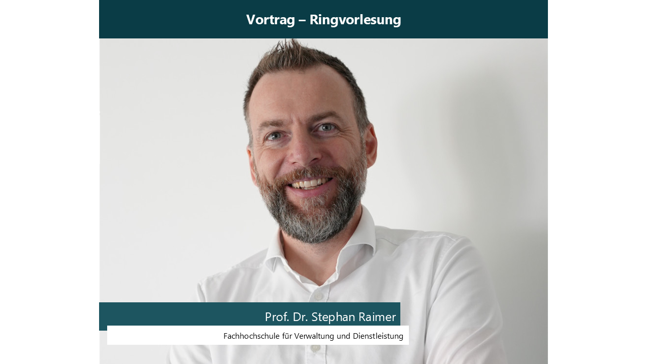 Portraitfoto von Prof. Dr. Stephan Raimer