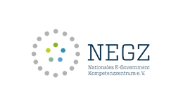 Logo des NEGZ (Nationale E-Government Kompetenzzentrum). – Zur Seite des NEGZ